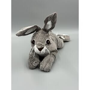 IKEA Vandring Hare Bunny Rabbit Plush 16” Stuffed Animal Toy Sewn Eyes